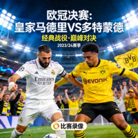 欧冠决赛皇家马德里对阵多特蒙德的比赛录像封面